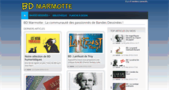 Desktop Screenshot of bdmarmotte.fr