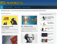 Tablet Screenshot of bdmarmotte.fr